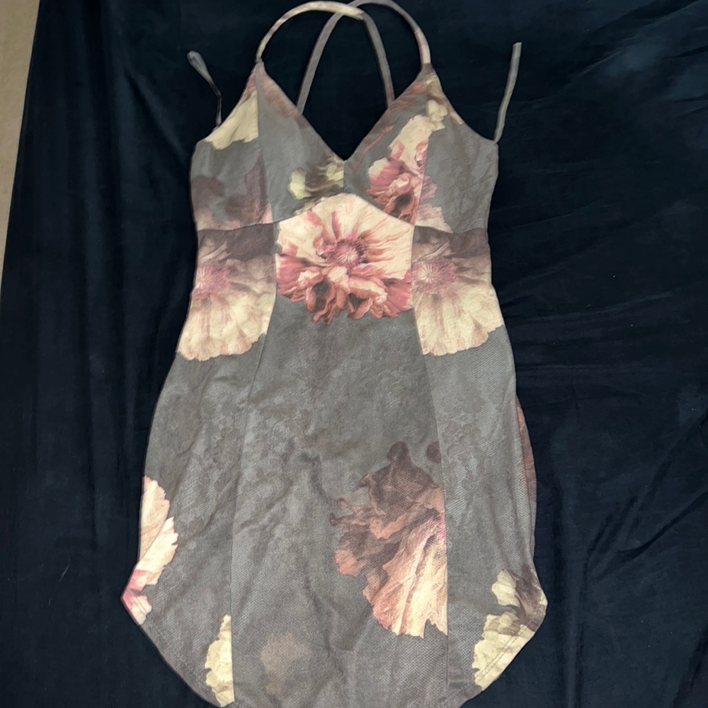 Floral fashion nova dress